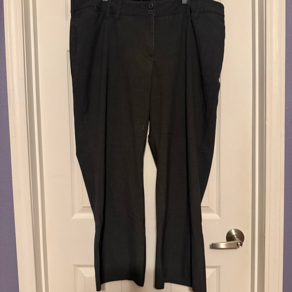 Lane Bryant Charcoal Petite Trousers